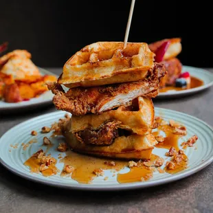 Chicken &amp; Waffles  - part of the all new 2024 Brunch menu!