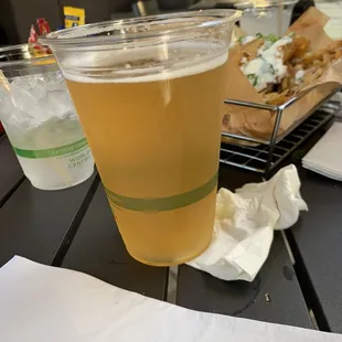 Longboard and some Loaded Waffle Fries