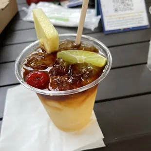 Village Matai, and draft beer on sale 1 to 4 for happy hour