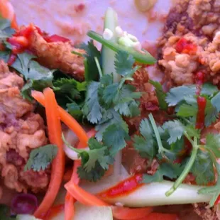 Chicken livers and oysters