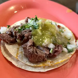 Cabeza street taco - EXCELLENT!!