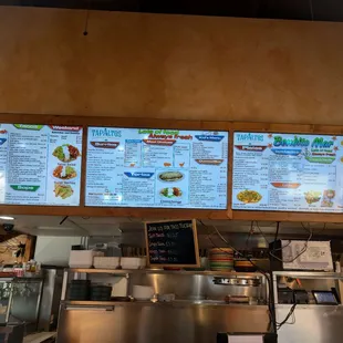 Menu set up
