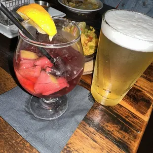 Sangria and Viking Blond