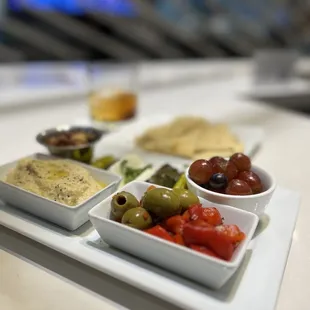 A very delicious Mediterranean platter