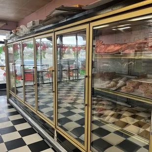 the inside of the store