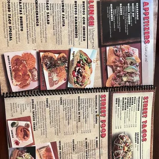 tacos, menu