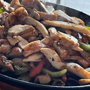 Chicken fajitas