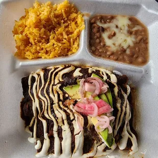 Enchiladas de la abuela