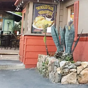 the entrance to tapatios mexican grill