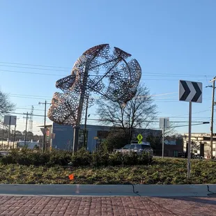 Tapestry in the Berryhill Roundabout, Charlotte