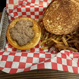 Plain Tap Burger Combo.....