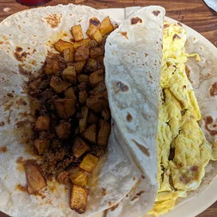 Potato and Egg Tacos