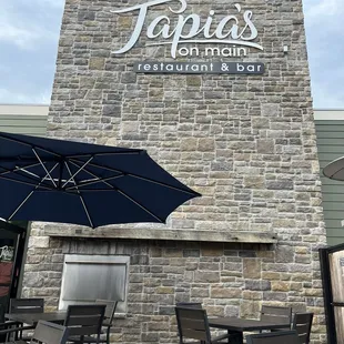 Outside seating