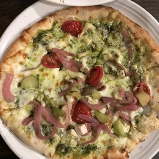 Chicken Pesto Pizza