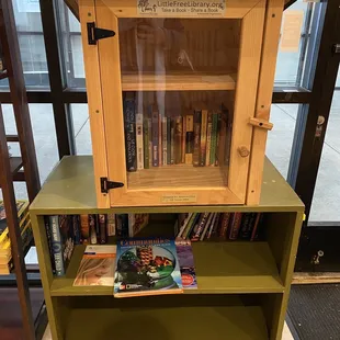 Little Free Library inside