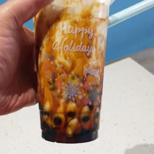 Happy holidays cup