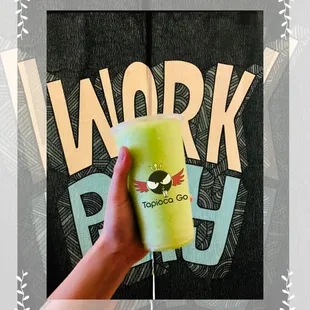 New Slushies: Green Garden (green apple with mango)