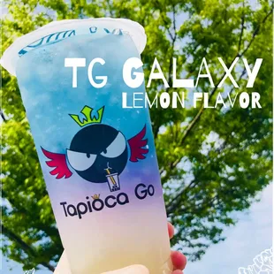 NEW! TG Galaxy.. Lemon Flavor .. Make sure you take picture first and the shake well before you drink :)