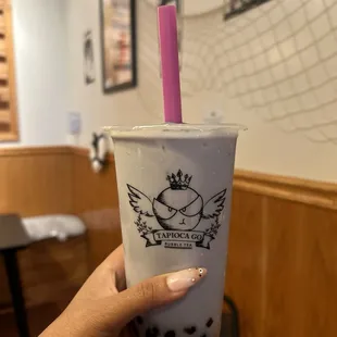 Taro Green Milk Tea