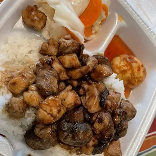 14. Mushroom Chicken with Rice Combo