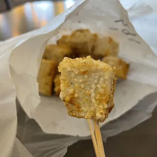 Fried tofu appetizer