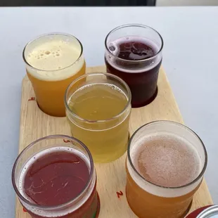 The flight of drinks