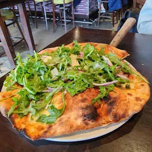 The Julie's Special pizza. Not only does this pie look pretty but it tastes delicious as well!