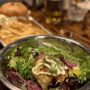 Crab Cake Salad