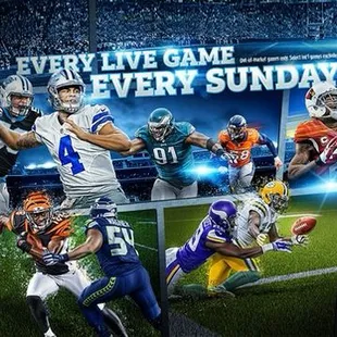 We have NFL Sunday Ticket! Come watch your favorite teams or track your fantasy football with us every Sunday.