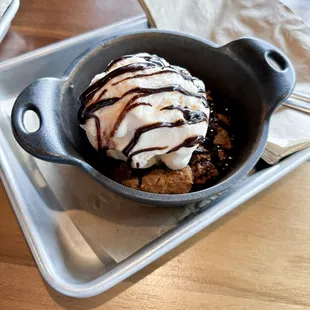 Warm Cookie Sundae