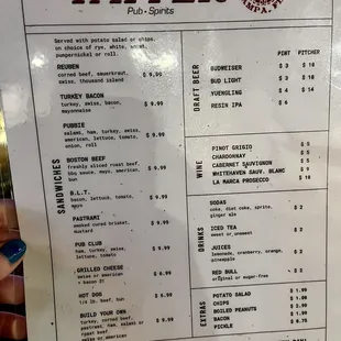 Menu!