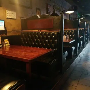 Dark and cozy at the same time.  Sort of reminds me of Red Coat Tavern.