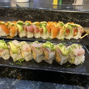 This is Madrid roll (top) and the bottom is the Lemon roll!