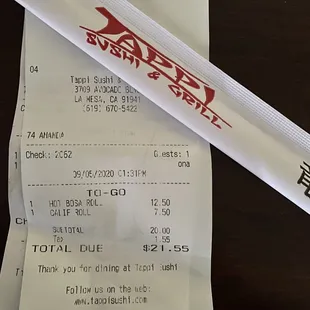 The Hot Bosa Roll was seasoned and flavorful, yum!!!! Thank you Tappi Sushi!!!!!