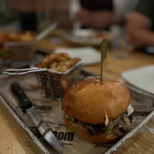 Mushroom Swiss Burger