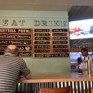Picture of the bar.