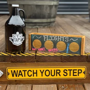 Flights and growlers!