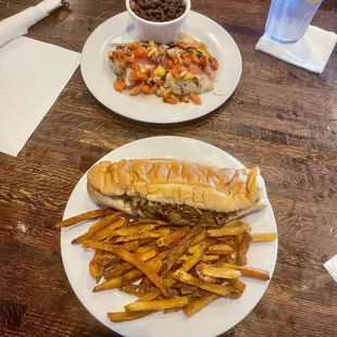 Jerk Chicken &amp; Philly Cheesesteak