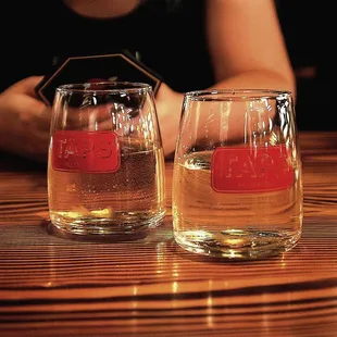 Some wine we got with our dinner from the nearby pasta place. It made a great pairing.