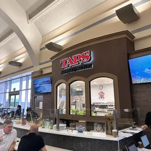 customers sitting at the bar