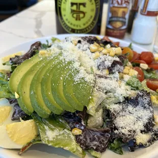 Grilled Chicken Chopped Salad (Minus Chicken and Bacon)