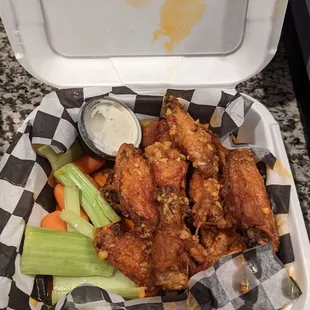 Garlic, Butter, Buffalo Baked wings