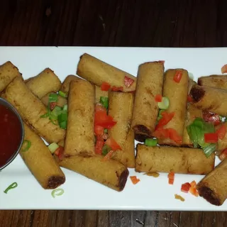 Half Dish Tray Pork Lumpia