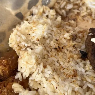 found a hair in my loco moco
