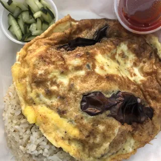 Beef Tortang Talong Silog