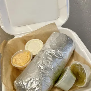 California Chicken Sisig Burrito