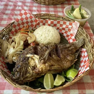 Fish Grand Fried Tilapia Plate