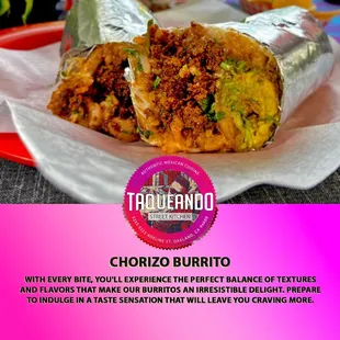 Chorizo Burrito