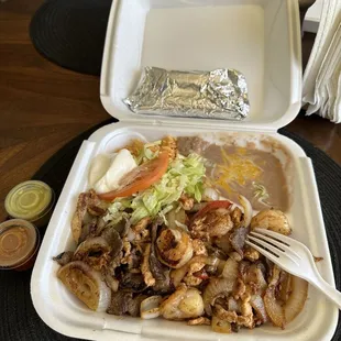 Combo fajitas