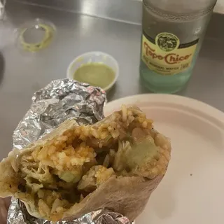 Pollo Asado Burrito